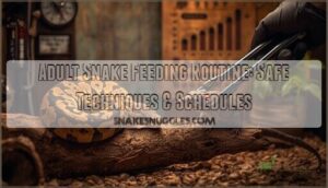 adult snake feeding routine adult snake feeding routine