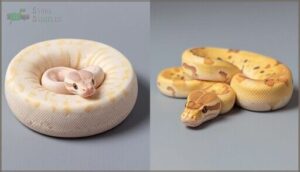 albino ball python vs. pastel ball python albino ball python vs. pastel ball python