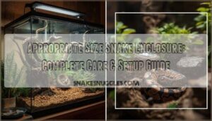 appropriate size snake enclosure
