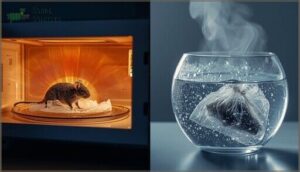 avoiding microwaves and bacterial growth