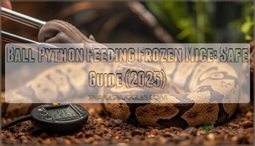 View of Ball Python Feeding Frozen Mice: Safe Guide (2025)