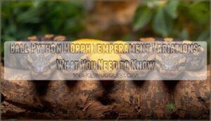 ball python morph temperament variations