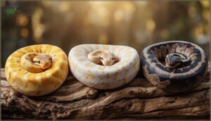 banana, albino, and black pastel behaviors banana, albino, and black pastel behaviors