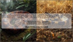 blood python vs ball python blood python vs ball python