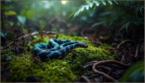 blue malayan coral snake features blue malayan coral snake features