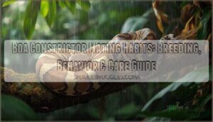 boa constrictor mating habits