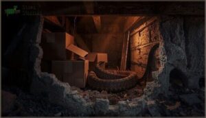 can snakes nest inside homes