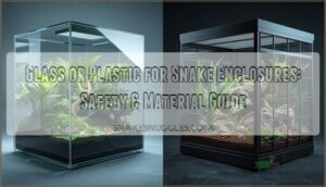 can you use glass or plastic for snake enclosures can you use glass or plastic for snake enclosures