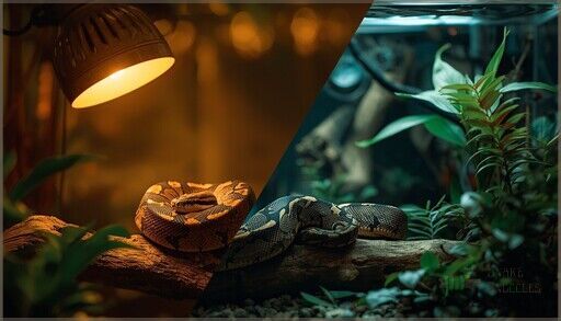 Image showcasing Heating Pad Vs Heat Lamp for Snakes: Which is Best for Your Pet?