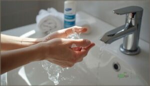 cleaning and bandaging cleaning and bandaging