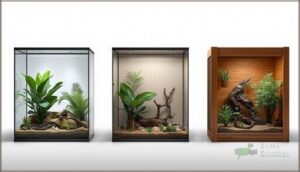 comparing glass, plastic, and wooden enclosures comparing glass, plastic, and wooden enclosures