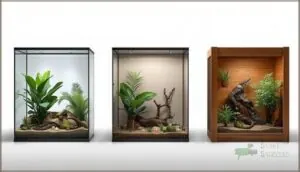 comparing glass, plastic, and wooden enclosures comparing glass, plastic, and wooden enclosures