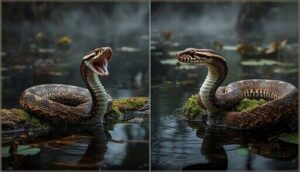 cottonmouth vs. water moccasin cottonmouth vs. water moccasin
