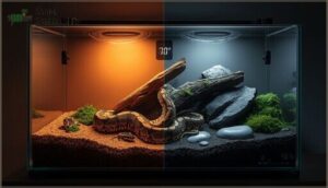 creating a temperature gradient creating a temperature gradient