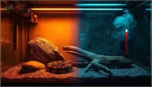 creating a thermal gradient with lighting and heating creating a thermal gradient with lighting and heating