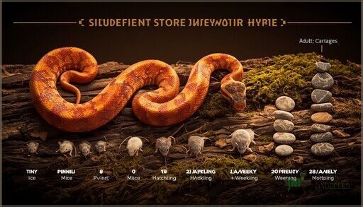 Picture of Corn Snake Size and Growth Rate: Complete Development Guide