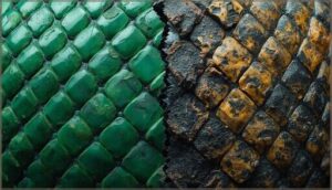 distinct margins between healthy and diseased skin distinct margins between healthy and diseased skin