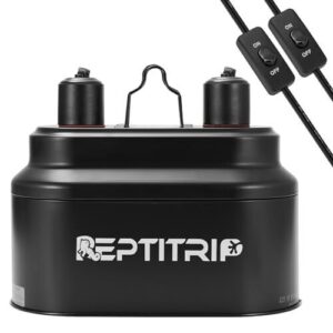 Dual Reptile Light Fixture with B0DJ2C8SP1