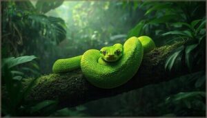 emerald green pit viper emerald green pit viper