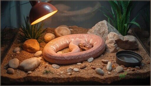 A closer look at Rosy Snake Habitat And Enclosure Design