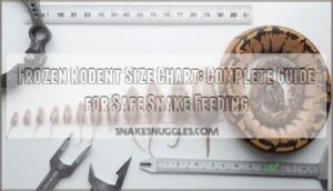 frozen rodent size chart frozen rodent size chart
