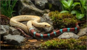 garter snake morphs (e.g., albino, red-sided) garter snake morphs (e.g., albino, red-sided)
