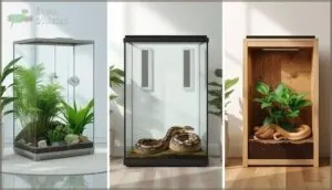 glass, plastic, or wood enclosures glass, plastic, or wood enclosures
