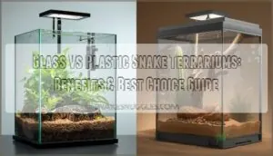 glass vs plastic snake terrarium benefits glass vs plastic snake terrarium benefits