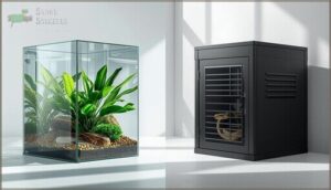 glass vs. pvc enclosures glass vs. pvc enclosures