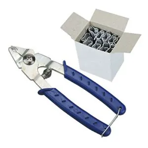Hog Ring Pliers With 600pcs B078F6XXNX