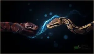 hybridization: blood python and ball python hybridization: blood python and ball python