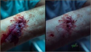 key differences in bite effects