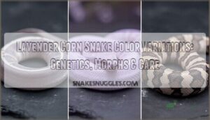 lavender corn snake color variations