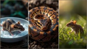 live vs. frozen-thawed prey live vs. frozen-thawed prey