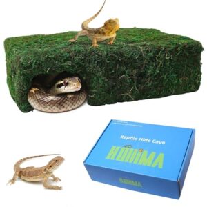 Mossy Cave Hide for Reptiles, B0FVXVMKTC