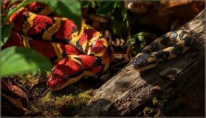 red, yellow, and black band patterns red, yellow, and black band patterns