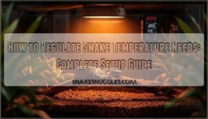 regulating snake temperature needs