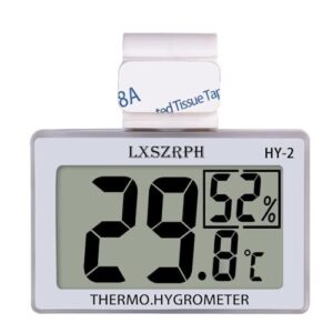 Reptile Hygrometer Thermometer, Digital Amphibian B07Z7Y1G72