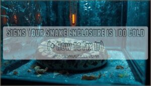 signs your snake enclosure is too cold signs your snake enclosure is too cold
