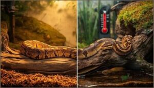 signs your snake is getting the right temperature signs your snake is getting the right temperature