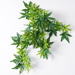 SLSON Reptile Plants Hanging Silk B07F8R4K14