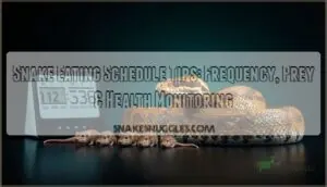 snake eating schedule tips snake eating schedule tips