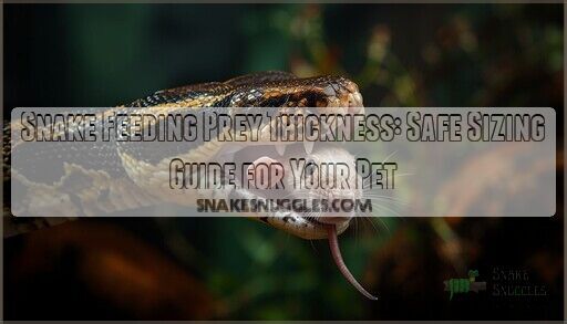 Snake Feeding Prey Thickness: Safe Sizing Guide for Your Pet - Rat Snake Feeding Guide For New Owners