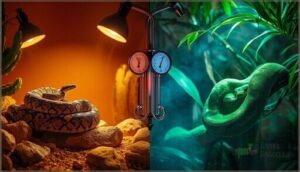 species-specific heating and lighting needs species-specific heating and lighting needs