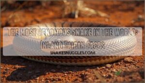 the most venomous snake in the world the most venomous snake in the world