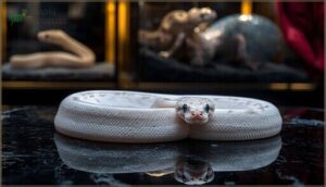 ultra-rare and exclusive morphs (blue-eyed leucistics, scaleless)