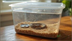 using plastic tubs for small snakes using plastic tubs for small snakes