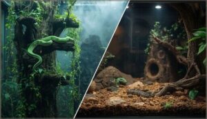 vertical versus horizontal terrarium designs vertical versus horizontal terrarium designs