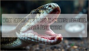 what causes mouth rot snakes what causes mouth rot snakes