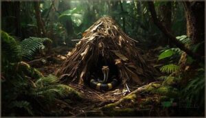 what does a king cobra nest look like